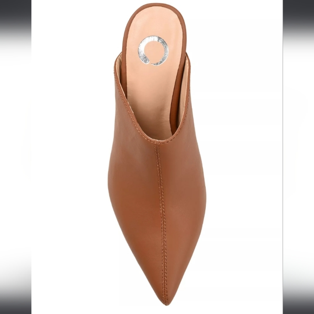 Journee Collection Shiyza Pumps Brown 9.5 - Picture 3 of 8